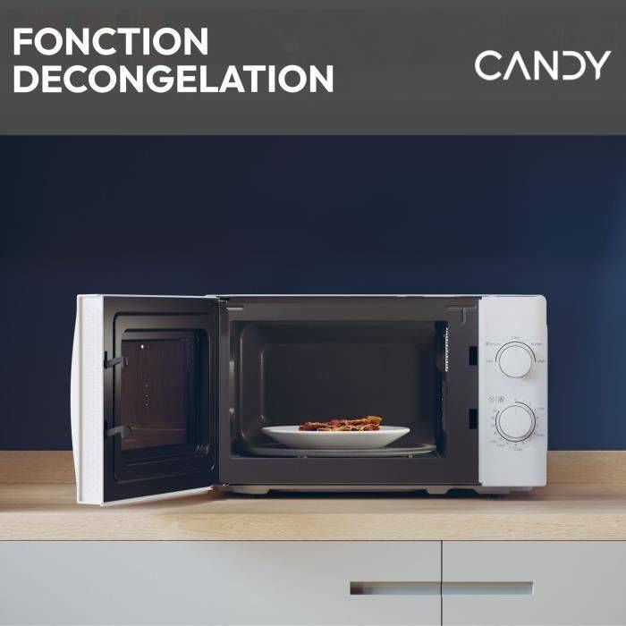 CANDY CMW20SMW Magnetron - 20 L - 700W - Mechanische Deur - 5 Vermogensniveaus - Wit-3