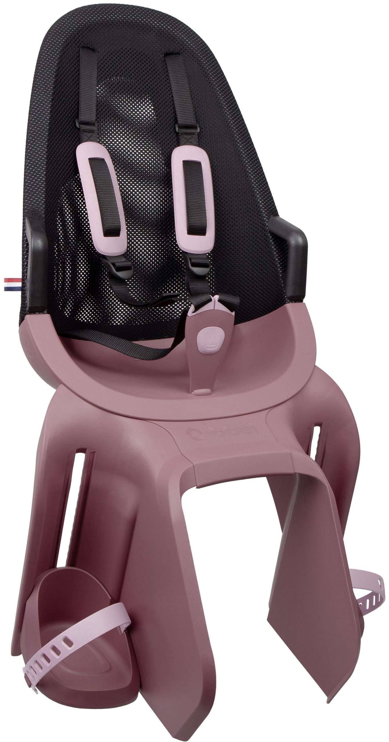 Kinderzitje achter Qibbel Air met dragerbevestiging (CFS) - Plum Rose-0
