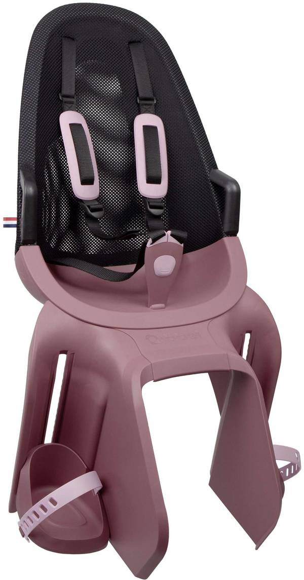 Kinderzitje achter Qibbel Air met dragerbevestiging  (CFS) - Plum Rose