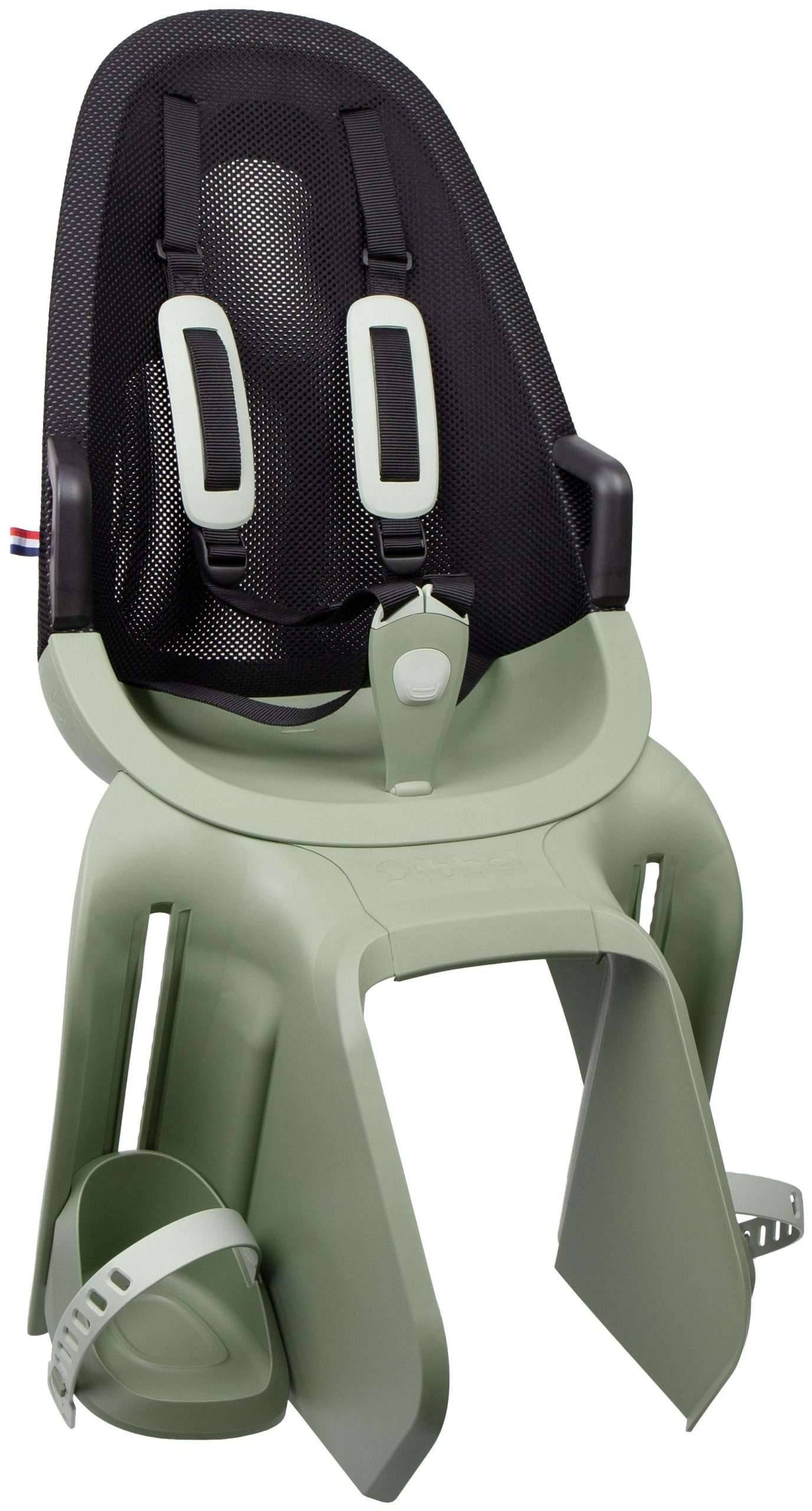 Kinderzitje achter Qibbel Air met dragerbevestiging (CFS) - Sage Green-0
