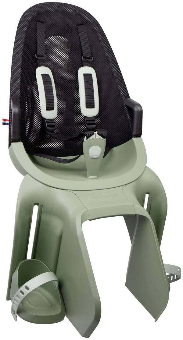 Kinderzitje achter Qibbel Air met dragerbevestiging (CFS) - Sage Green