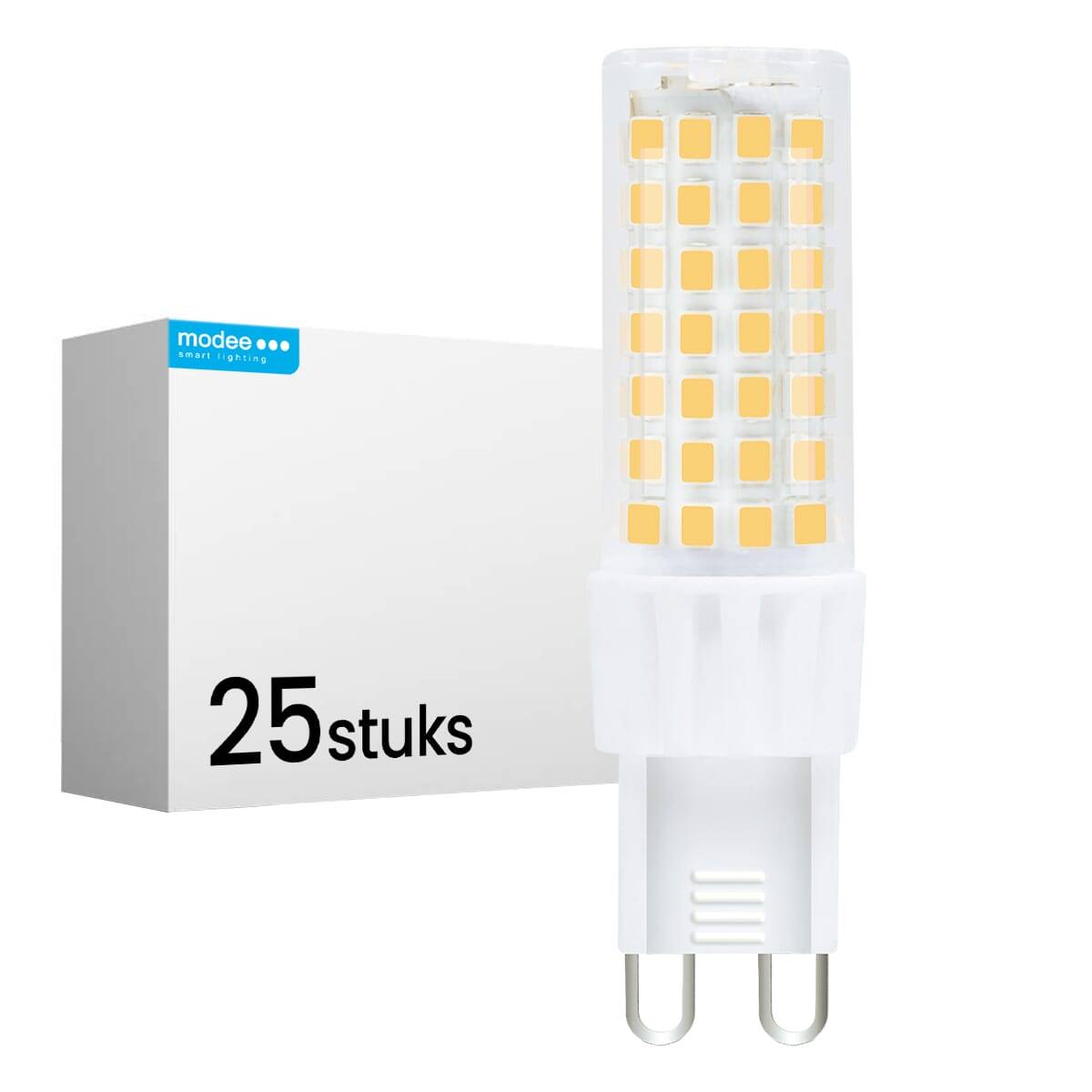 Modee LED Insteeklamp G9 Helder - 6W 600lm 2700K - Warmwit - Vervangt 60W - 25 stuks-0