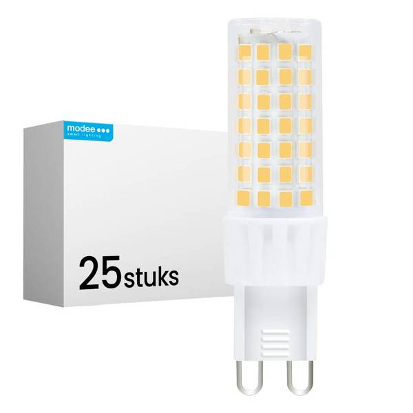 Modee LED Insteeklamp G9 Helder - 6W 600lm 2700K - Warmwit - Vervangt 60W - 25 stuks