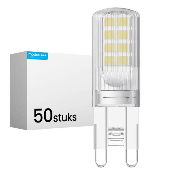 Modee LED Insteeklamp G9 Helder - 2.6W 320lm 2700K - Warmwit - Vervangt 30W - 50 stuks