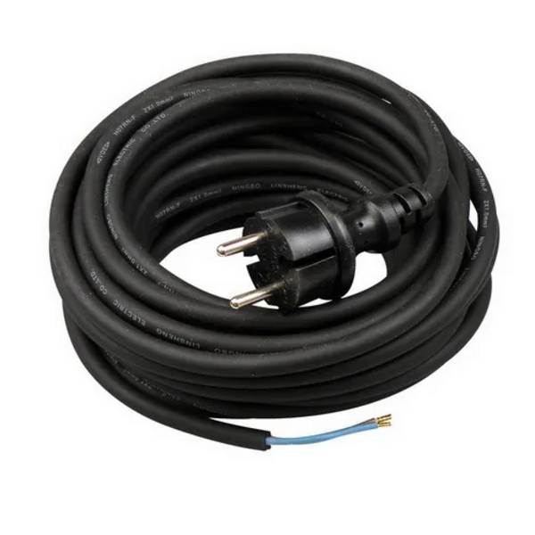 Gereedschapsnoer 2x1mm² 10 meter H07RN-F - zwart