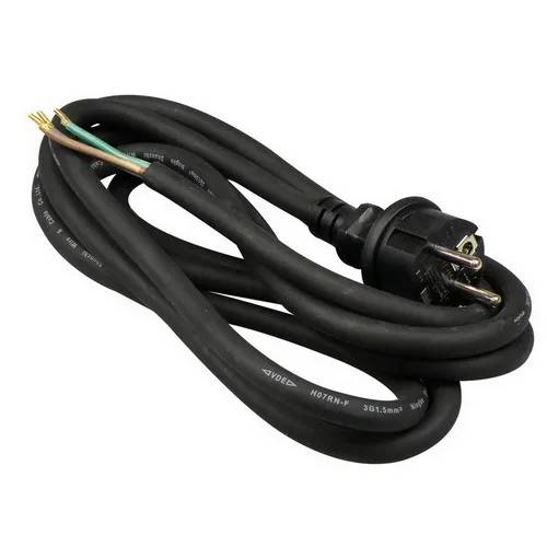 Gereedschapsnoer 3x1.5mm² 3 meter H07RN-F - 1 - stuk - zwart-0