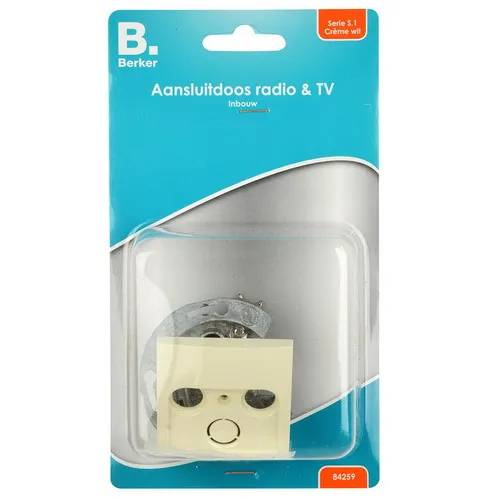 CAI / TV afdekplaat crème - 1 - stuk - creme-0