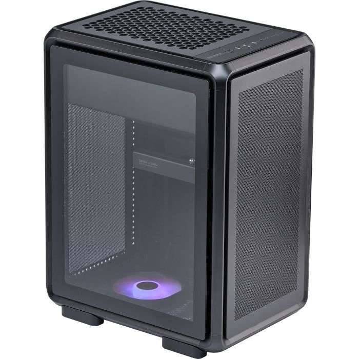 Gaming pc-behuizing - COOLER MASTER - MF400M-KHNN-S00 - MasterFrame 400 Mesh Zwart - Micro-ATX en Mini-ITX-1