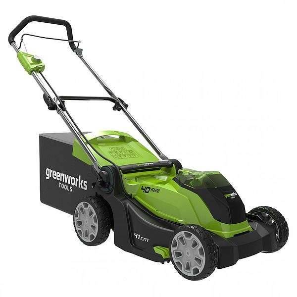 GRW Draadloze grasmaaier  40V 4Ah 41 cm Greenworks G40LM41K4 - 2504707UB