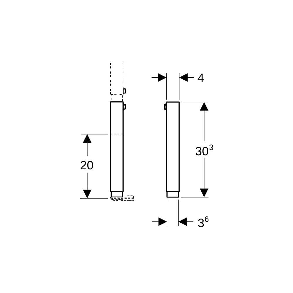 Geberit Duofix vloerpoten 20-40cm-3