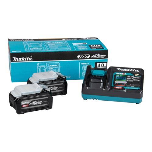 MAKITA Accu Startset Xgt 40V Dc40ra / 2X Bl4040f 1916Y1-1-1