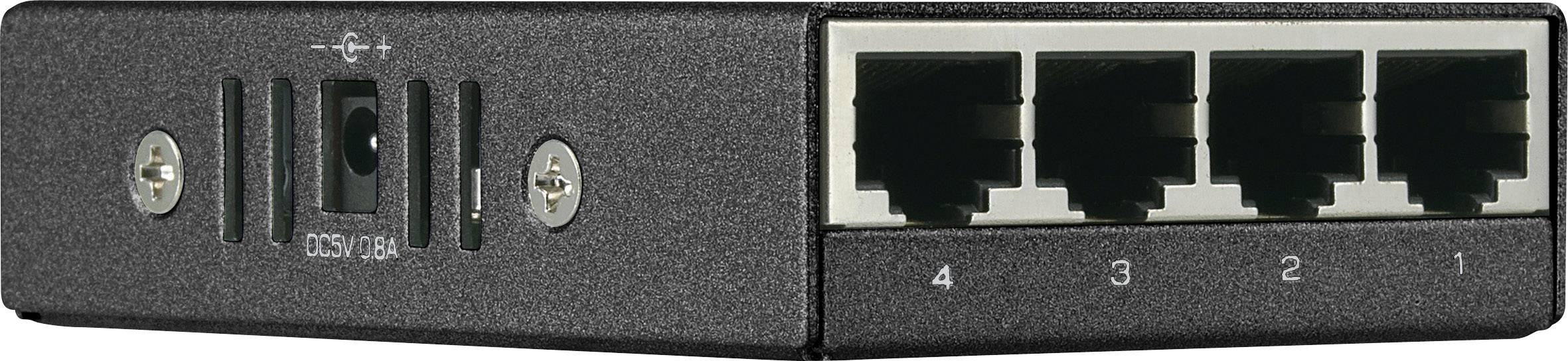 mini mit USB-Stromversorgung Netwerk switch RJ45 5 poorten 100 MBit/s-4