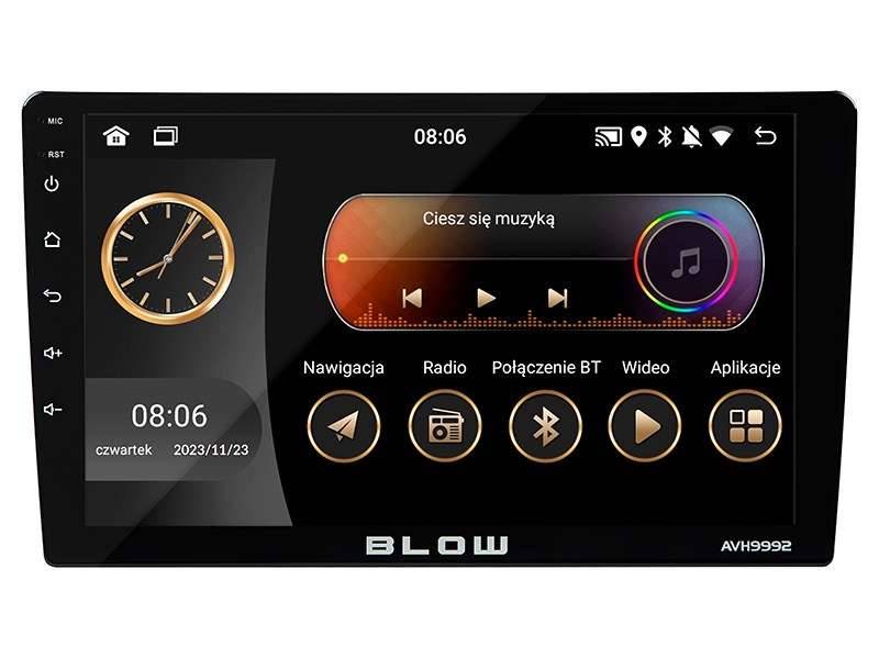 Radio BLOW AVH-9992 2DIN 9" Android/WiFi/GPS/CARPLAY-0