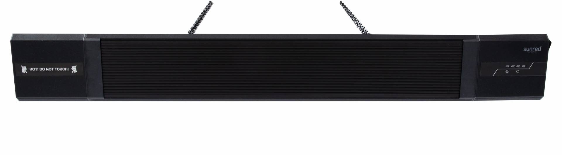 Sunred - Nero - Nero lijn - Zwart - Wand/Hangend model - Terrasverwarmer - Black panel technologie --3