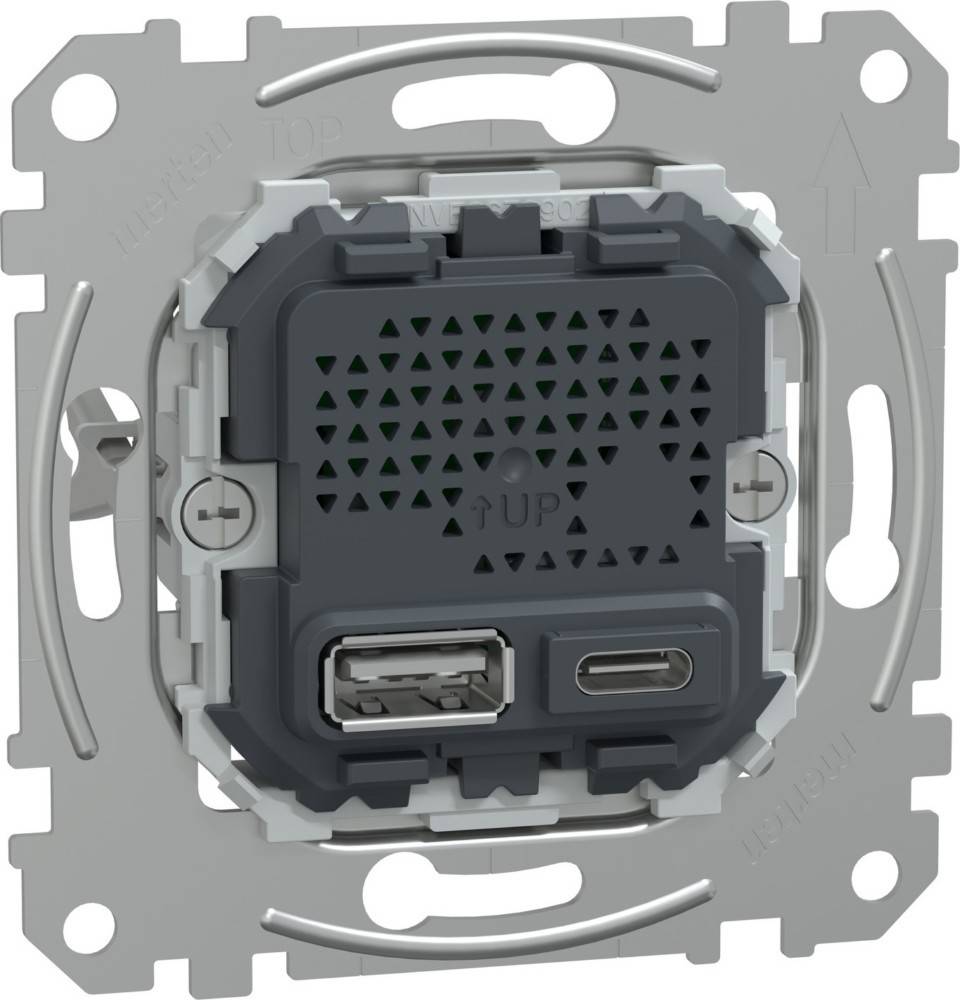 Merten USB Ladestation-Einsatz MEG4366-0140-0