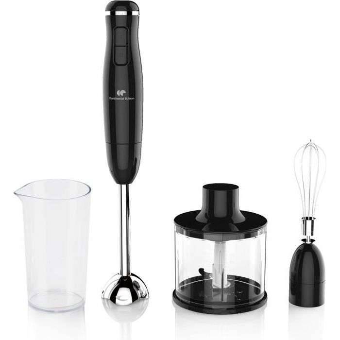 CONTINENTAL EDISON CEHB01 Blender plonger - zwart-0