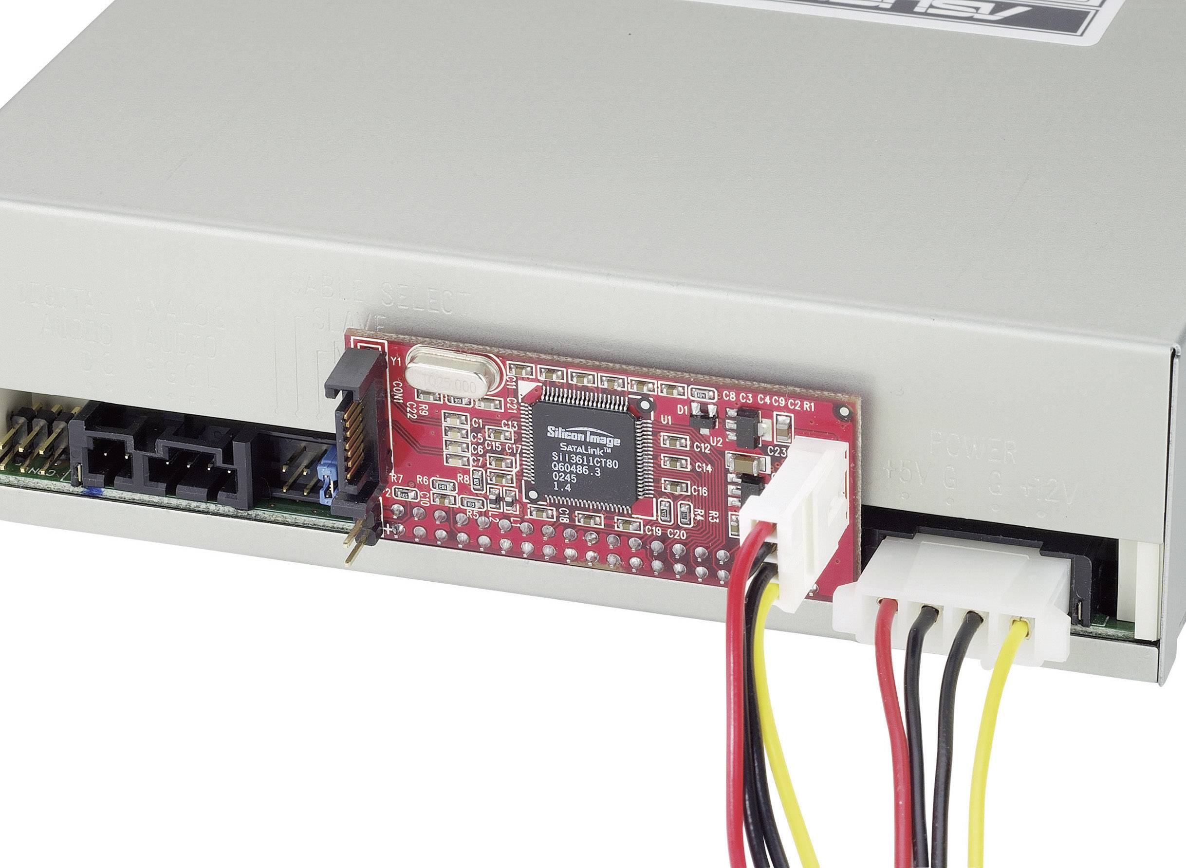 Interface-converter [1x SATA-stekker 7-polig - 1x IDE-bus 40-polig]-4