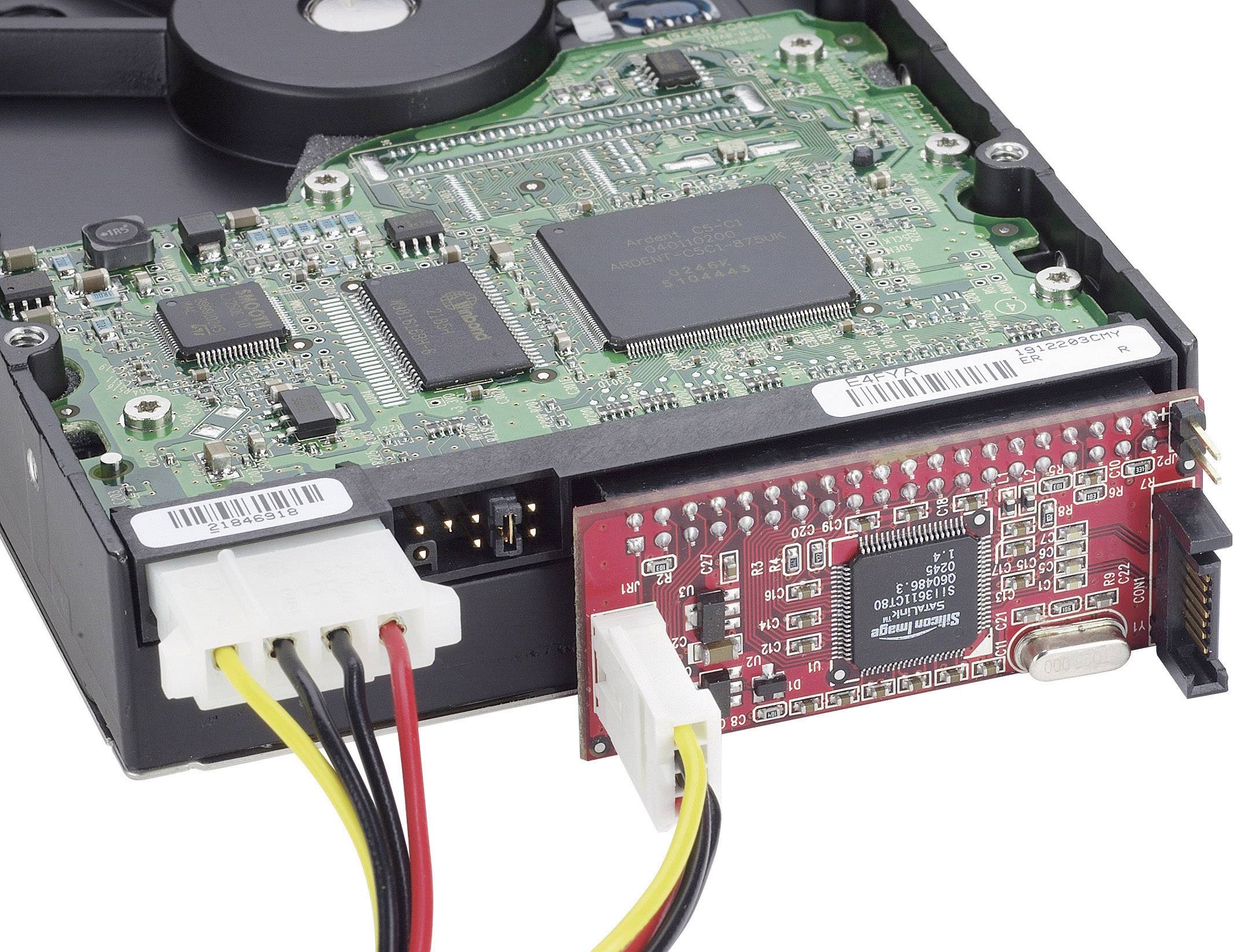 Interface-converter [1x SATA-stekker 7-polig - 1x IDE-bus 40-polig]-5