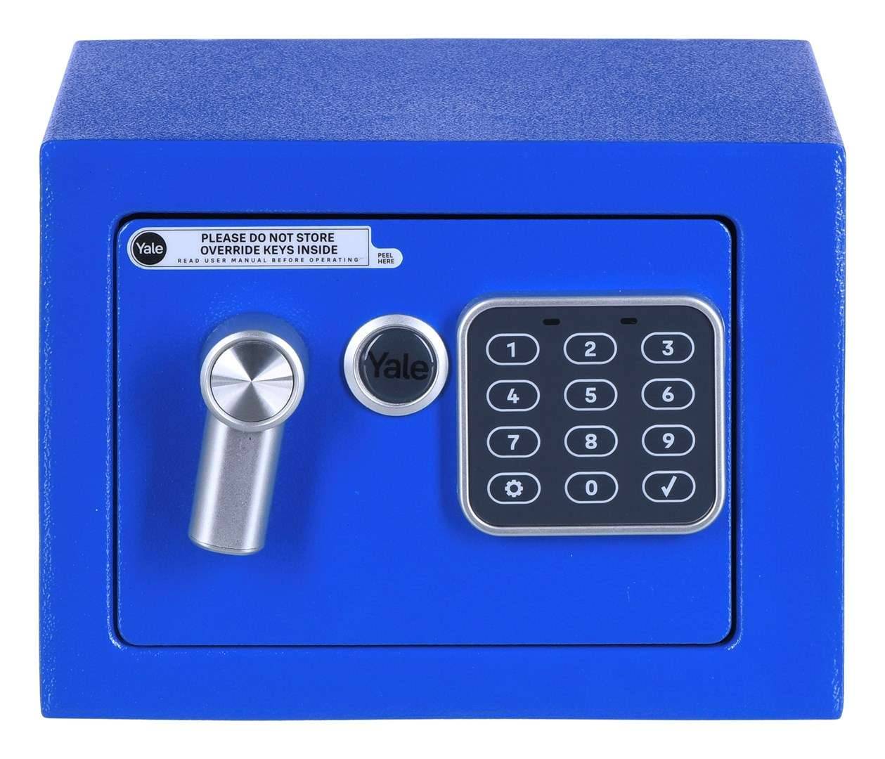 Yale YSV/170/DB2/B Vrijstaande kluis 3,8 l Staal Blauw-0