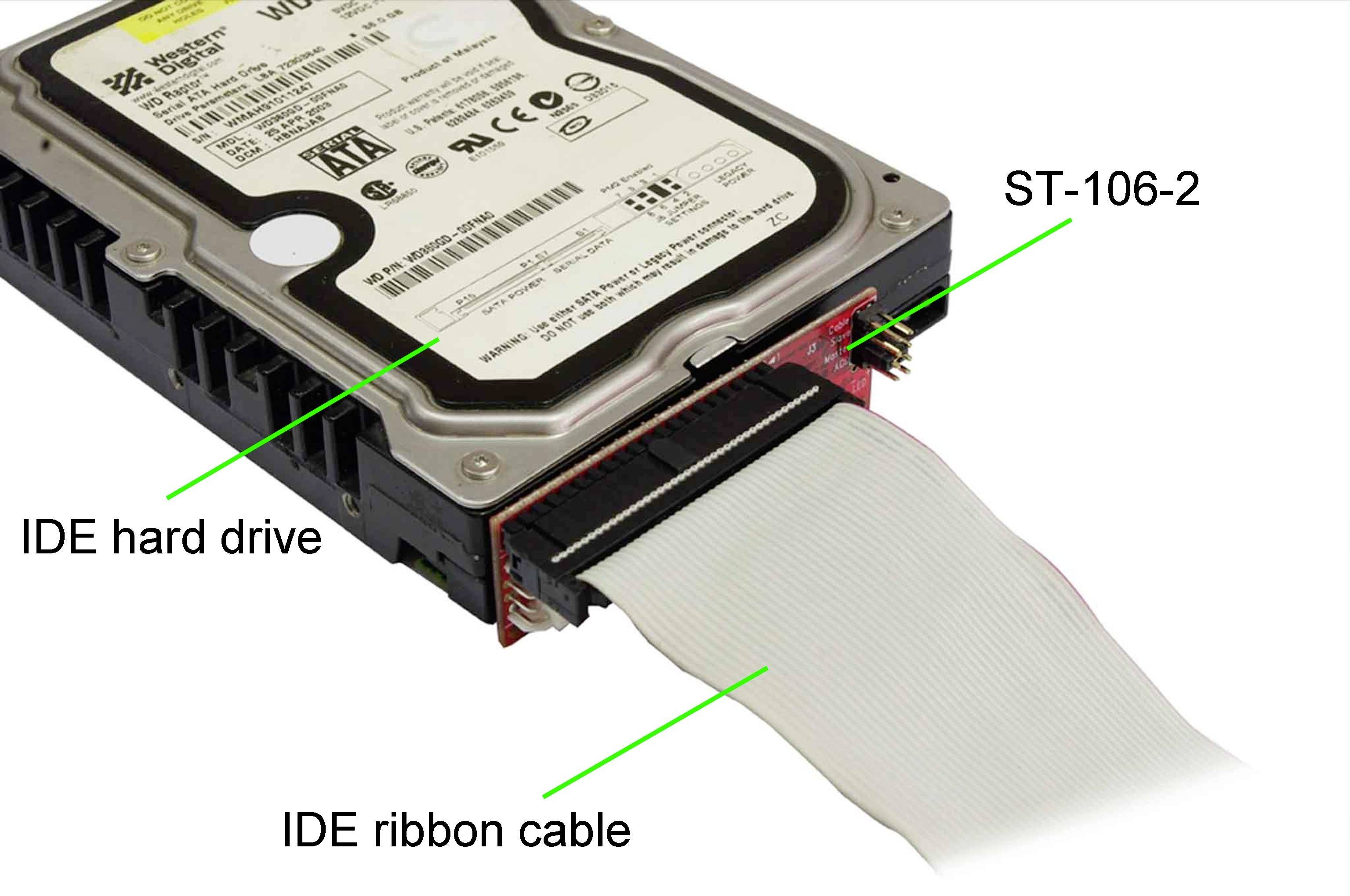 Interface-converter [1x IDE-stekker 40-polig - 1x SATA-bus 7-polig]-3
