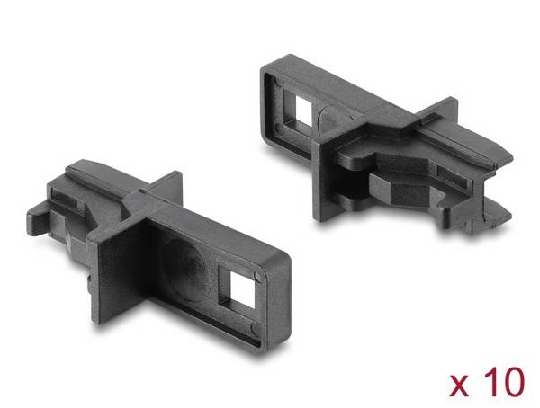 Delock Dust Cover for E2000 Simplex jack 10 pieces black