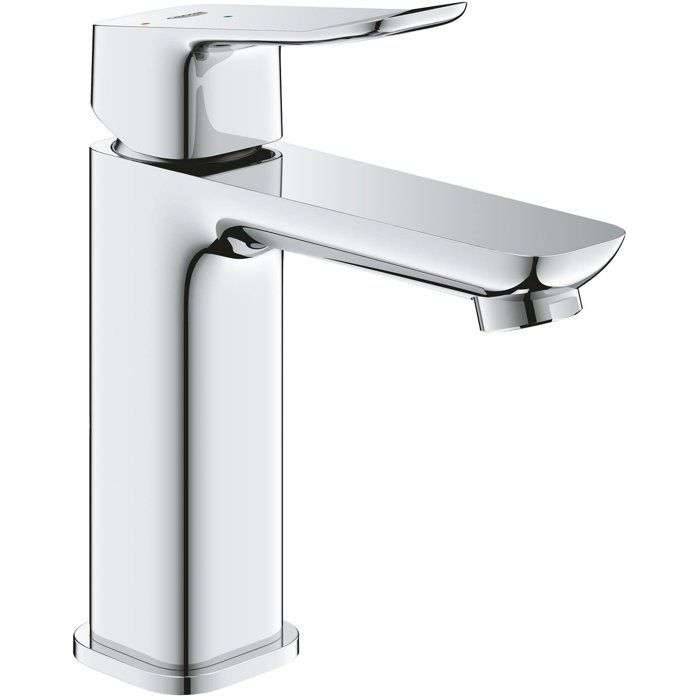 Wastafelkraan - GROHE DICE - Maat M - Ch3 cartridge & klik-klak - Chroom-0