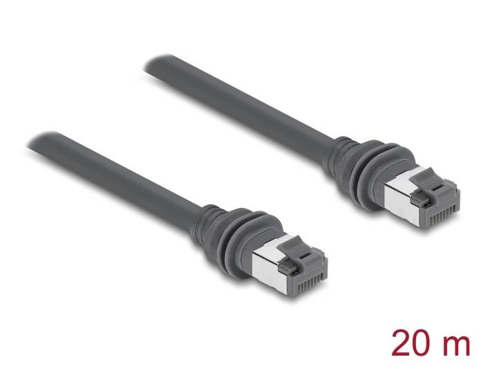 DELOCK RJ45 patchkabel Cat.6 compatibel met Starlink Gen3 20m-0