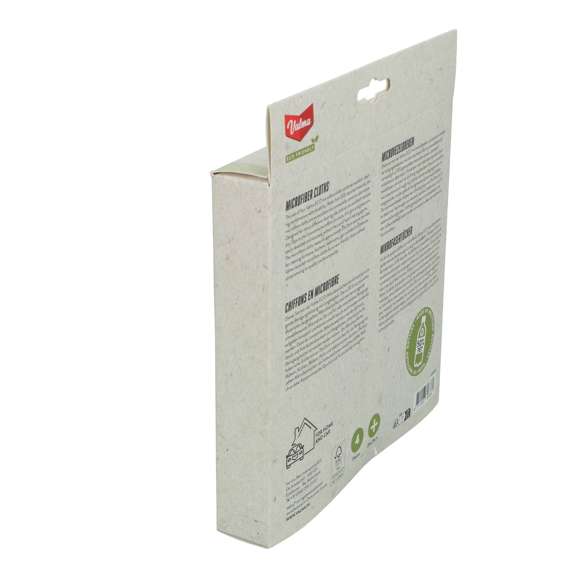 Valma ECO Microvezeldoeken 4 stuks GRS-2