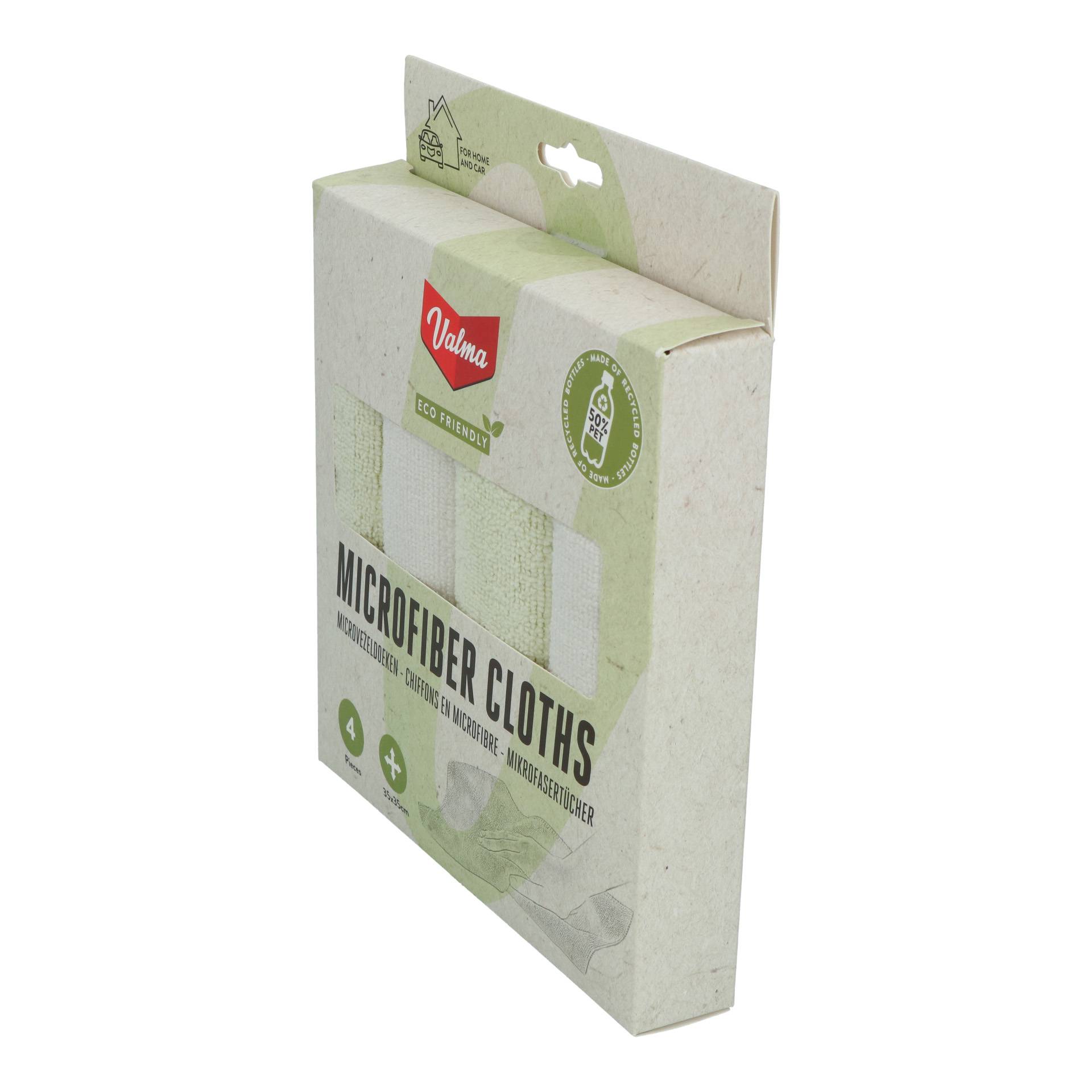 Valma ECO Microvezeldoeken 4 stuks GRS-3