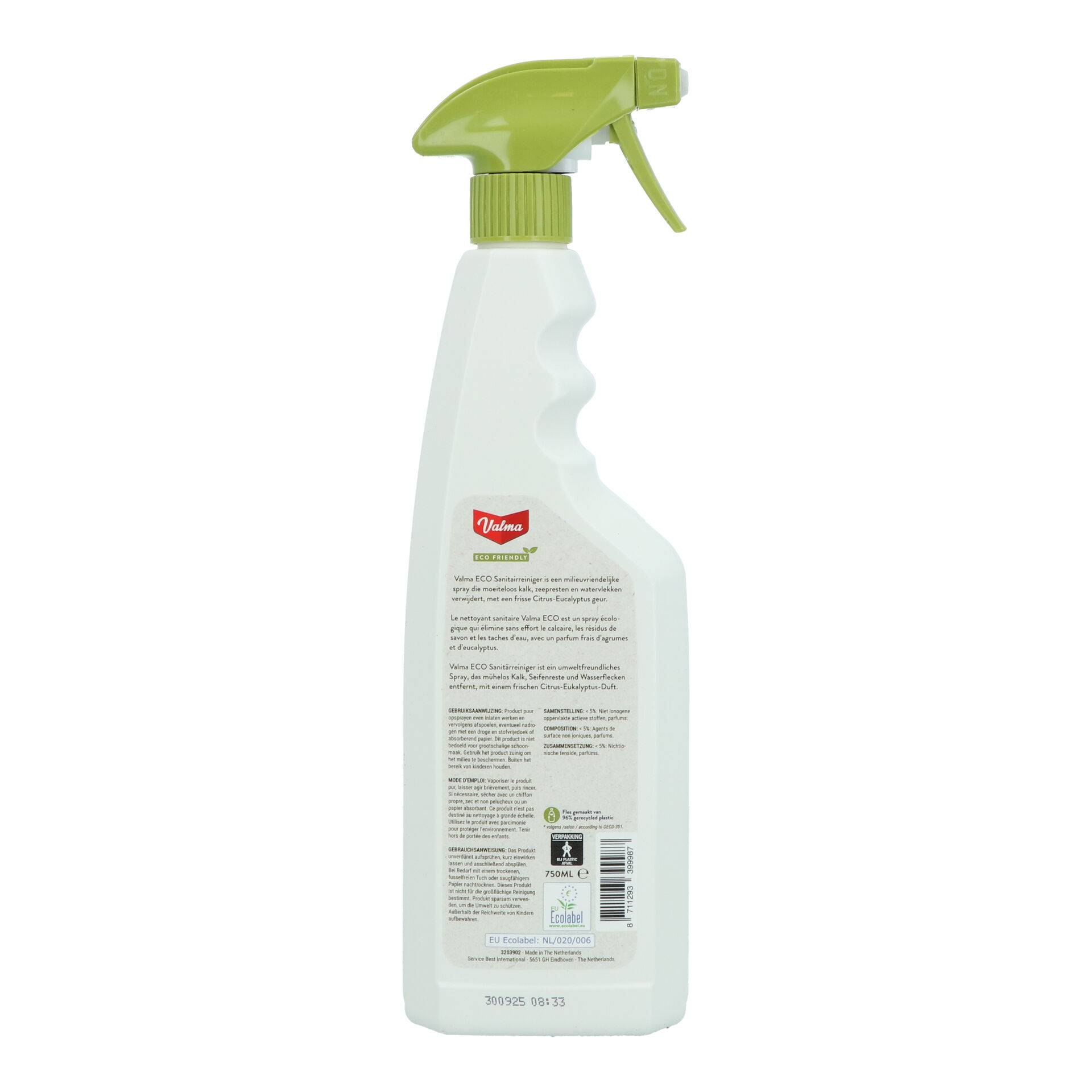 Valma ECO Sanitairreiniger Spray 750ml-3