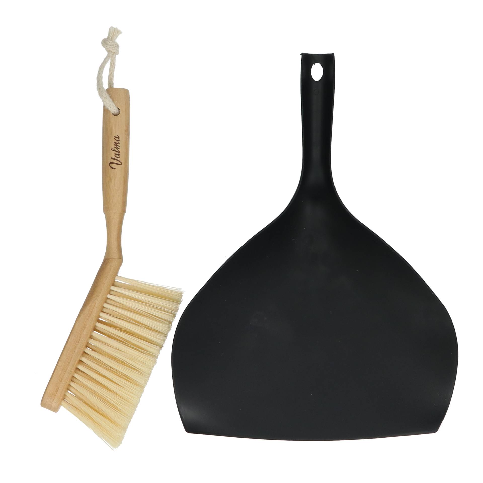 Valma ECO Bamboe Stoffer en Blik-1