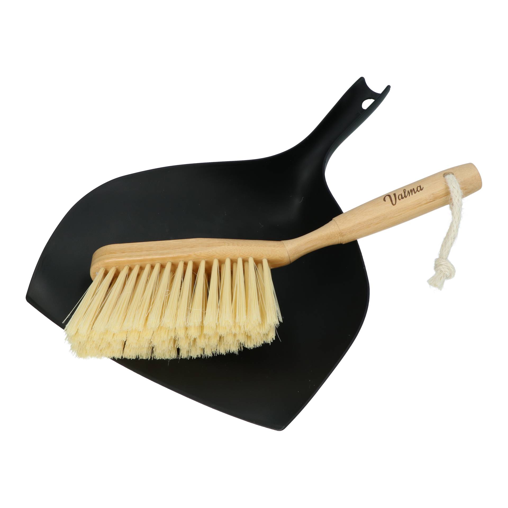 Valma ECO Bamboe Stoffer en Blik-3