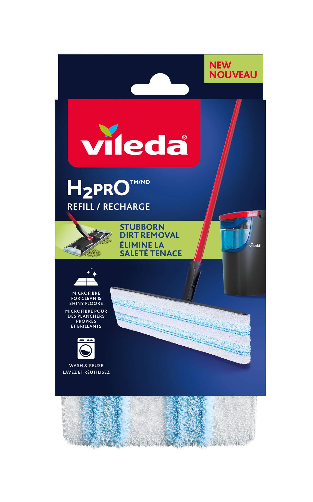 Vileda H2prO Flat Mop vervanging-3