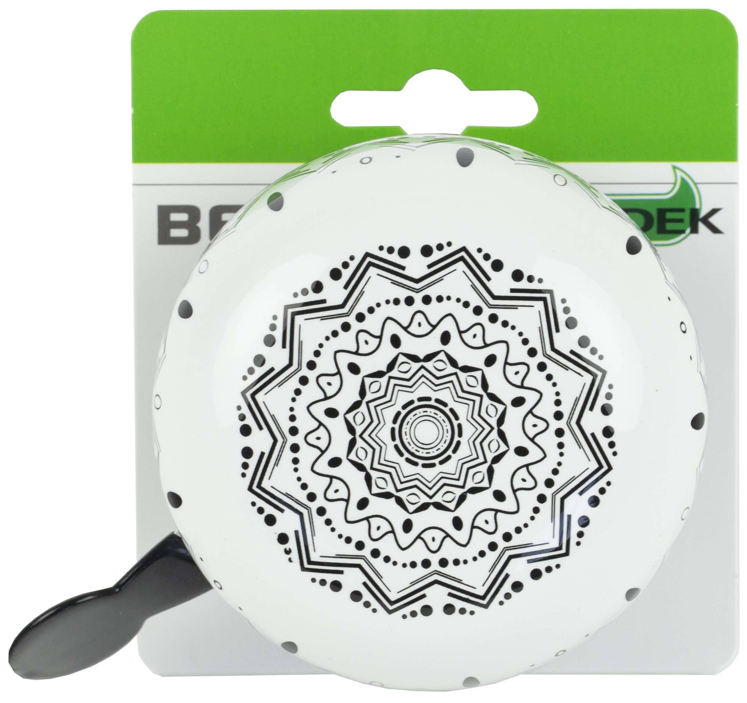 Fietsbel Ding-Dong Widek Mandala ø80mm - zebra black-0
