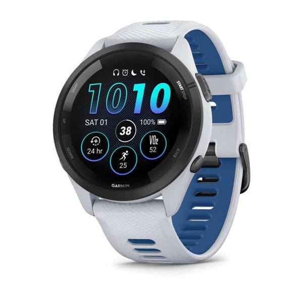 Garmin Forerunner 265 3,3 cm (1.3") AMOLED 46 mm Digitaal 416 x 416 Pixels Touchscreen Zwart, Wit...