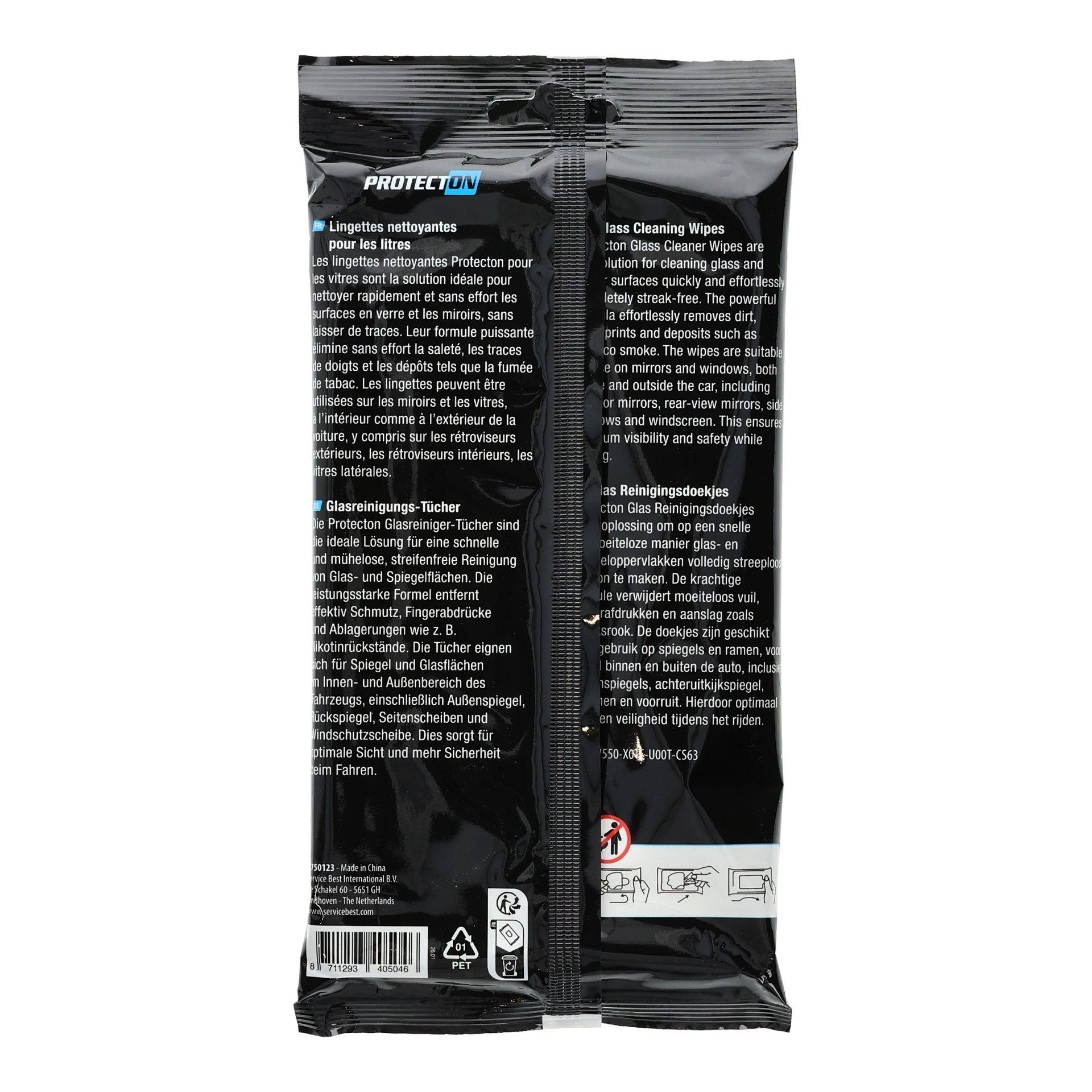 Protecton Glas Reinigingsdoekjes 20 stuks-4