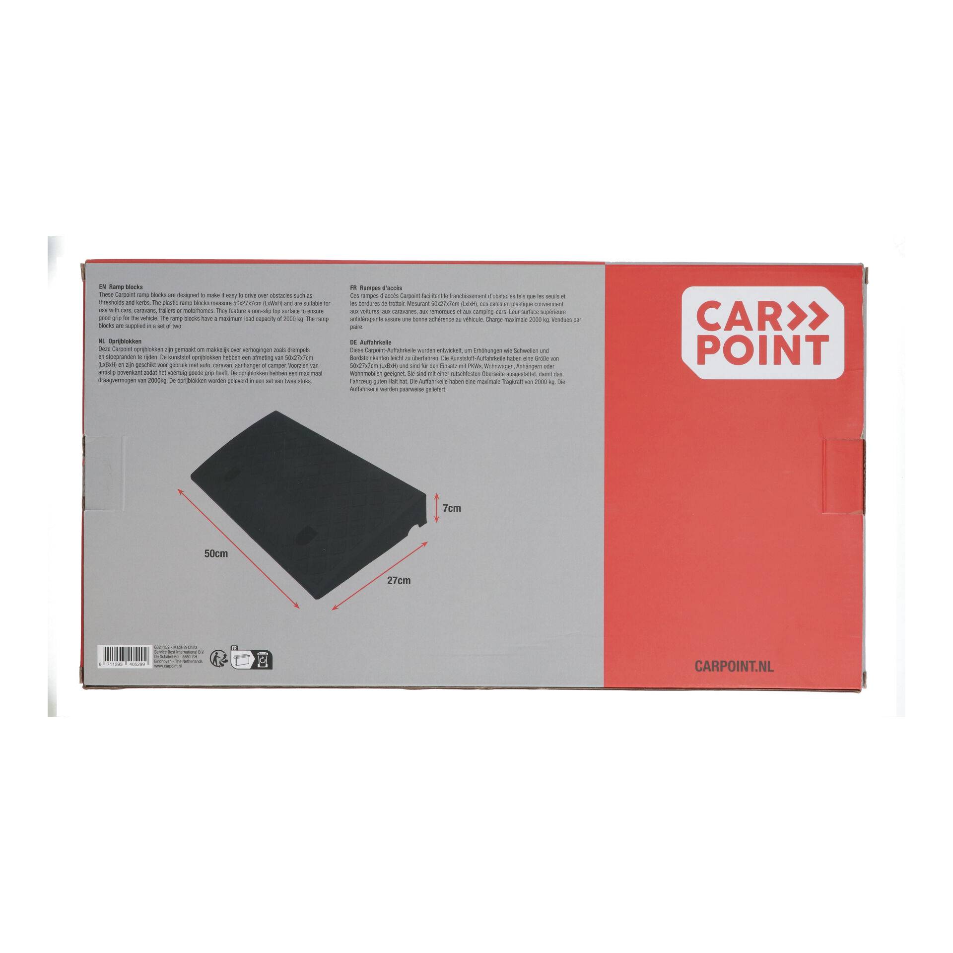 Carpoint Oprijblokken 50x27x7cm 2 Stuks-4