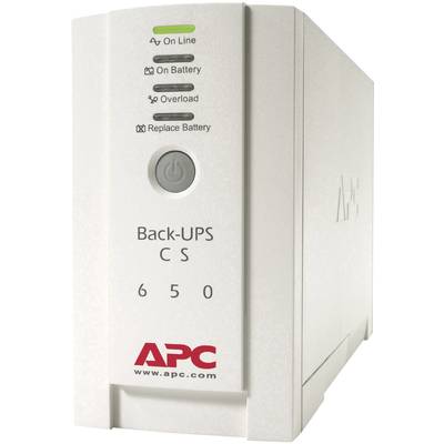 APC Back-UPS 650VA noodstroomvoeding 4x C13 uitgang, USB