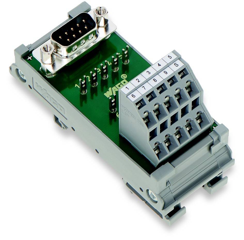Interfacemodule Sub-Min-D Male steker