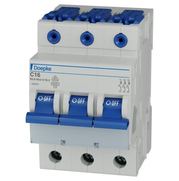 Doepke Leitungsschutzschalter DLS 6HSL C16-3 6KA-0