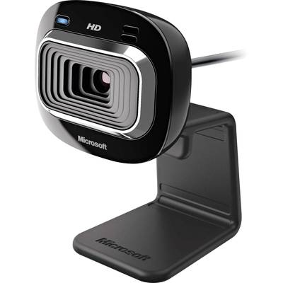 Microsoft LifeCam HD-3000 HD-webcam 1280 x 720 Pixel Standvoet, Klemhouder 