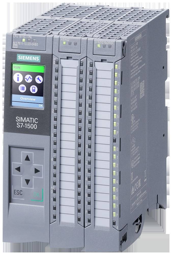 Siemens - 6ES7511-1CL03-0AB0 - SIMATIC S7-1500 compact CPU CPU 1511C-1 PN, centra-0