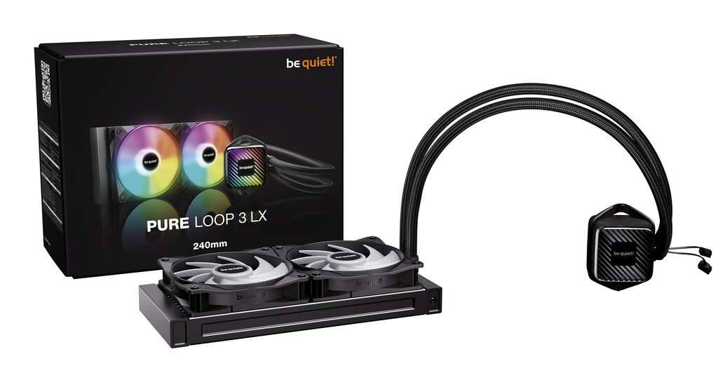 Be quiet PURE LOOP 3 LX Processor Alles-in-één vloeistofkoeler 12 cm Zwart 1 stuk(s)-1