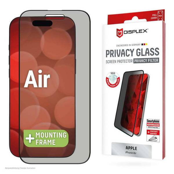 Displex 02164 scherm- & rugbeschermer voor mobiele telefoons Privacy-schermbeschermer Apple 1 stuk(s)