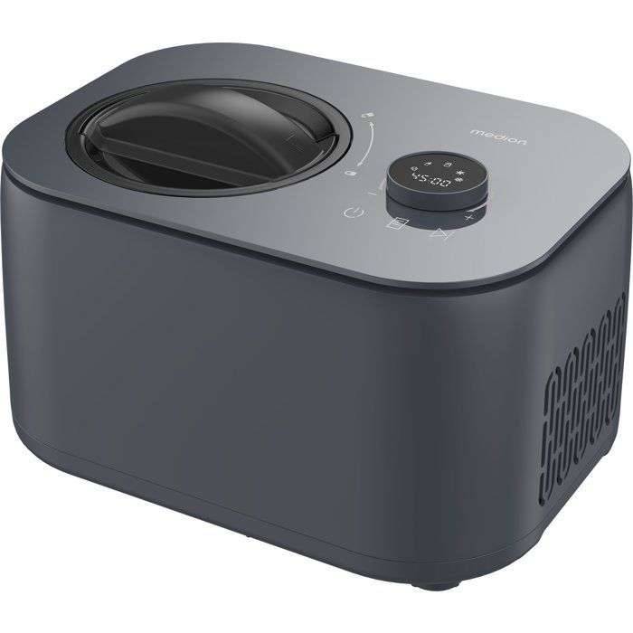 IJsmachine - MEDION - MD 100116 - 1 liter - Met compressor - Functies: ijs, yoghurt en slushies - 100 W-1