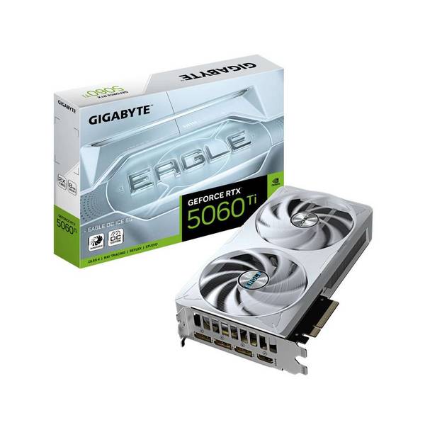GIGABYTE GeForce RTX 5060 Ti EAGLE OC ICE 8G Grafische Kaart