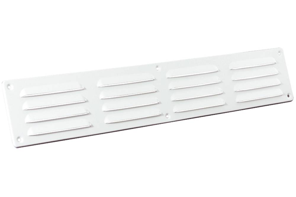 Schoepenrooster ALU 495x90mm wit-0