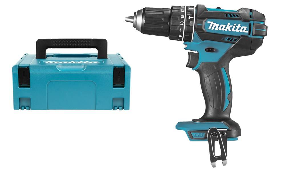 Klopboor-/Schroefmachine Makita 18 V Dhp482zj Body-0