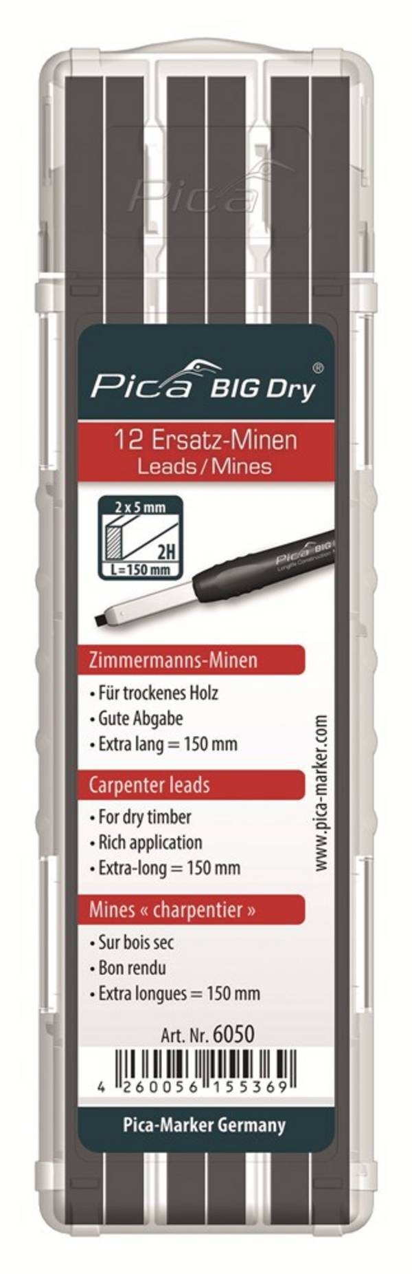 Pica Big-Dry vulling Timmermanspotlood 2H