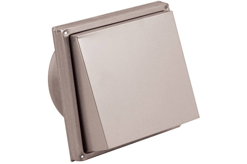 NEDCO Rvs Buitenrooster Schuine Kap Doorsnede 125Mm-0